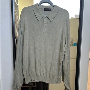 Brooks brothers Green Long Sleeve Polo Shirt